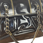 Fendi Black Patent Leather Shoulder Bag B