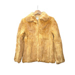 Style Com Vintage Light Brown Fur Coat