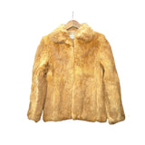 Style Com Vintage Light Brown Fur Coat