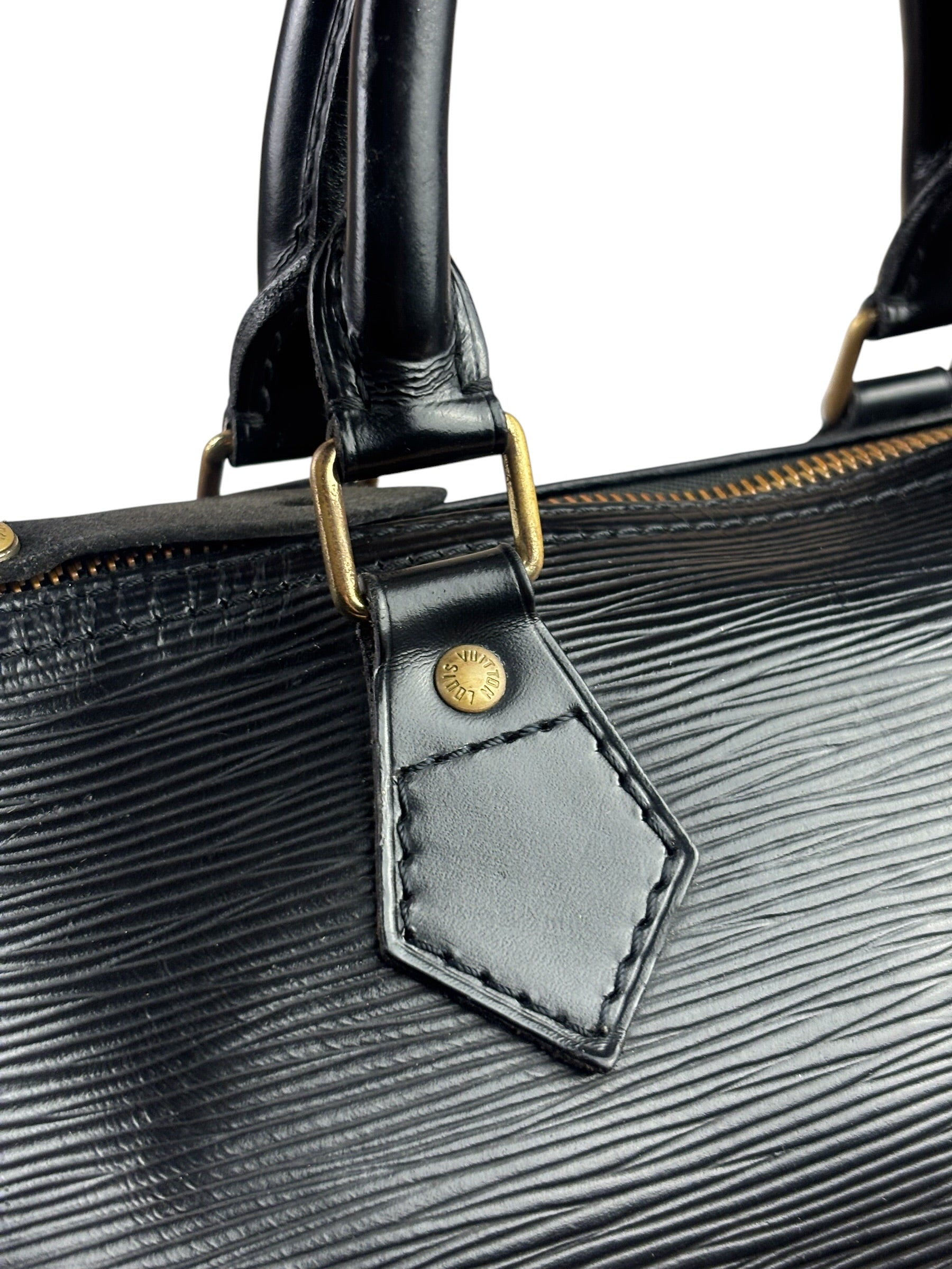 Louis Vuitton Black Epi Leather 25
