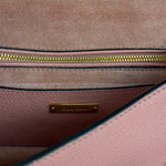 Miu Miu Pink Leather Madras Crystal Embellished Shoulder Bag