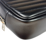 Yves Saint Laurent Black Leather Mini Lou Camera Bag