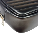 Yves Saint Laurent Black Leather Mini Lou Camera Bag