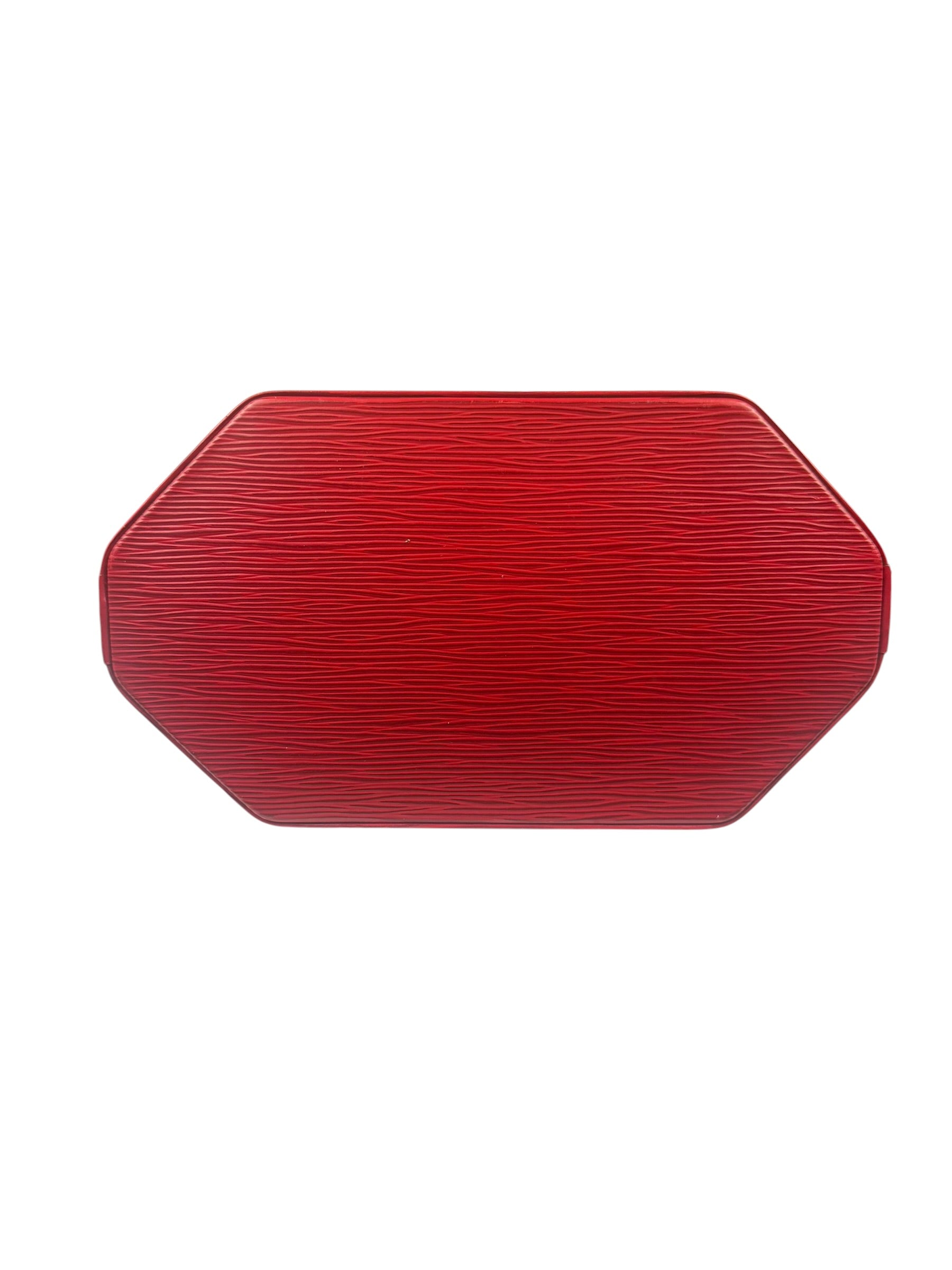 Louis Vuitton Red Epi Leather Castilian Sac D'Epaule Shoulder Bag