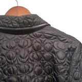 Coach Signature Quilted Coat Black