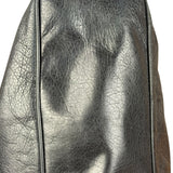 Balenciaga Vintage Black Leather Classic Square Zip Shoulder Tote Bag