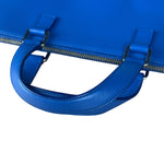 Prada Blue Saffiano Leather 2Way Briefcase Bag