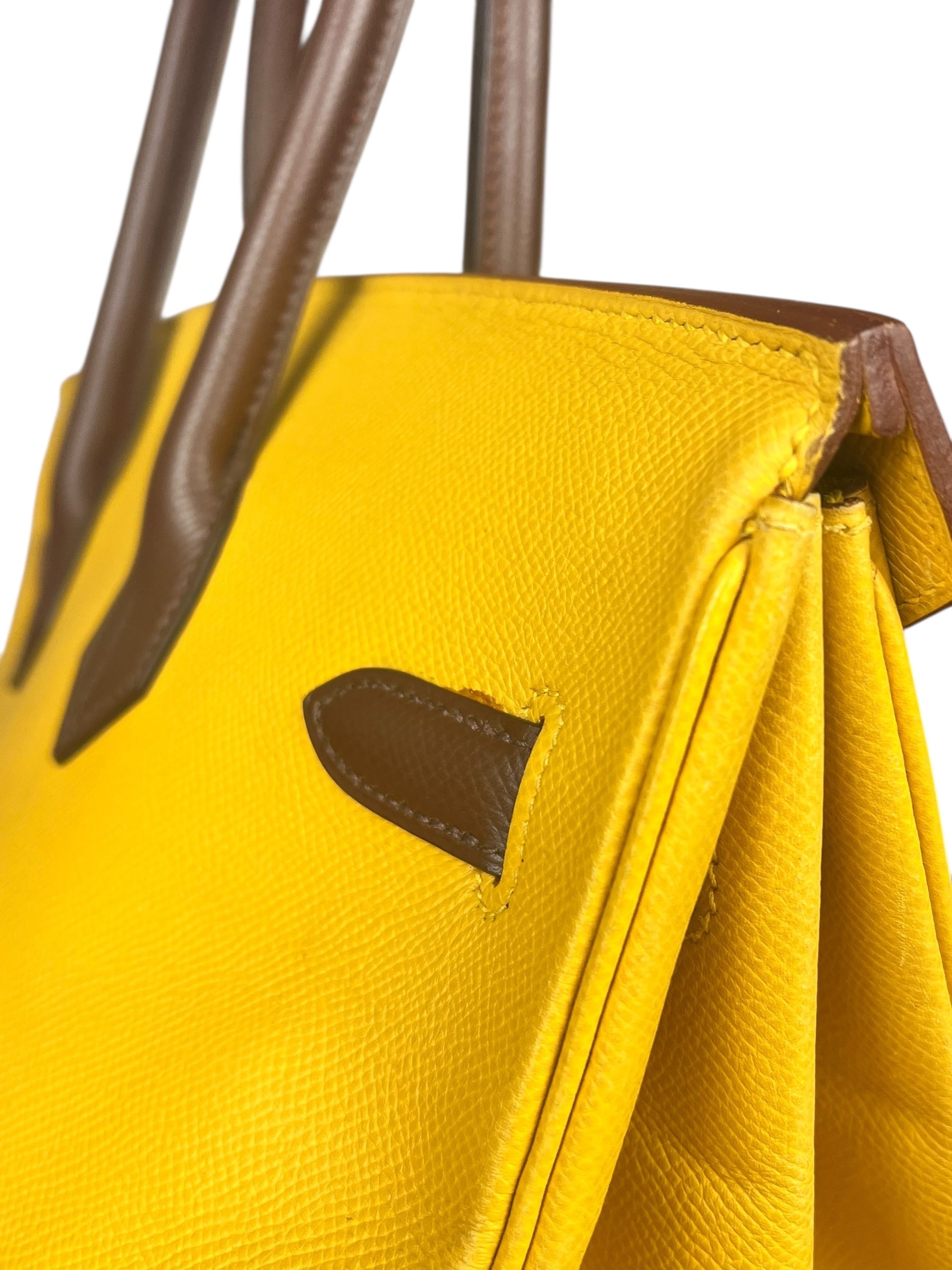 Hermes Birkin 35 Cushvel Havana x Jaune