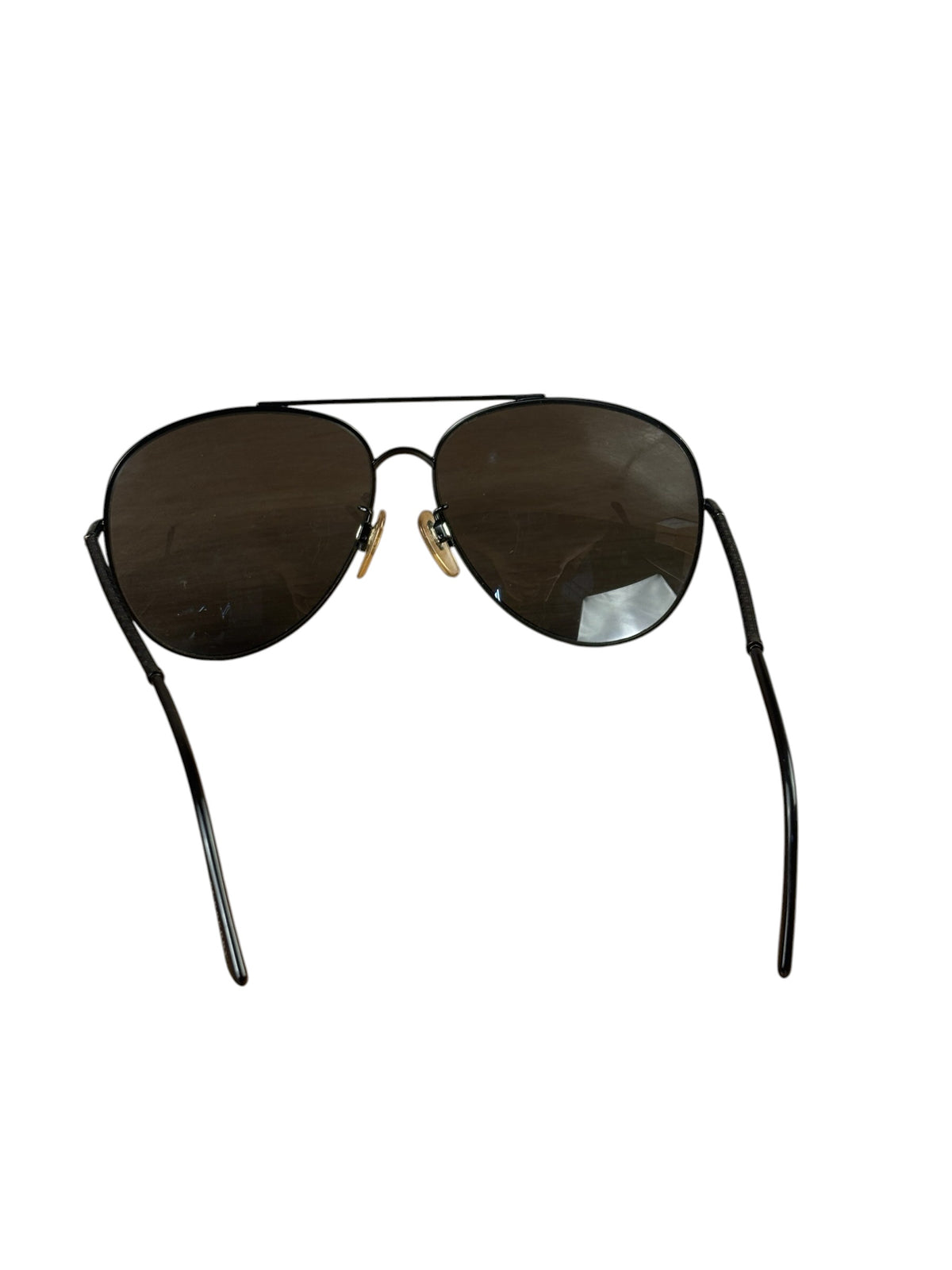 Burberry Black Pilot Aviator Double Bridge Sunglasses B3051