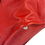 Chanel Red Quilted Leather Natural Beauty Chain Tote 2010