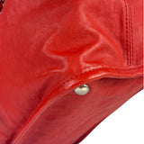 Chanel Red Quilted Leather Natural Beauty Chain Tote 2010