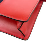 Gucci Red Leather Sylvie Shoulder Bag