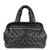 Chanel Black Caviar Quilted Coco Cocoon Bowler Bag 2009