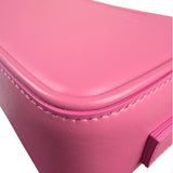 Jacquemus Le Baneto Zip Pink Leather Crossbody Bag