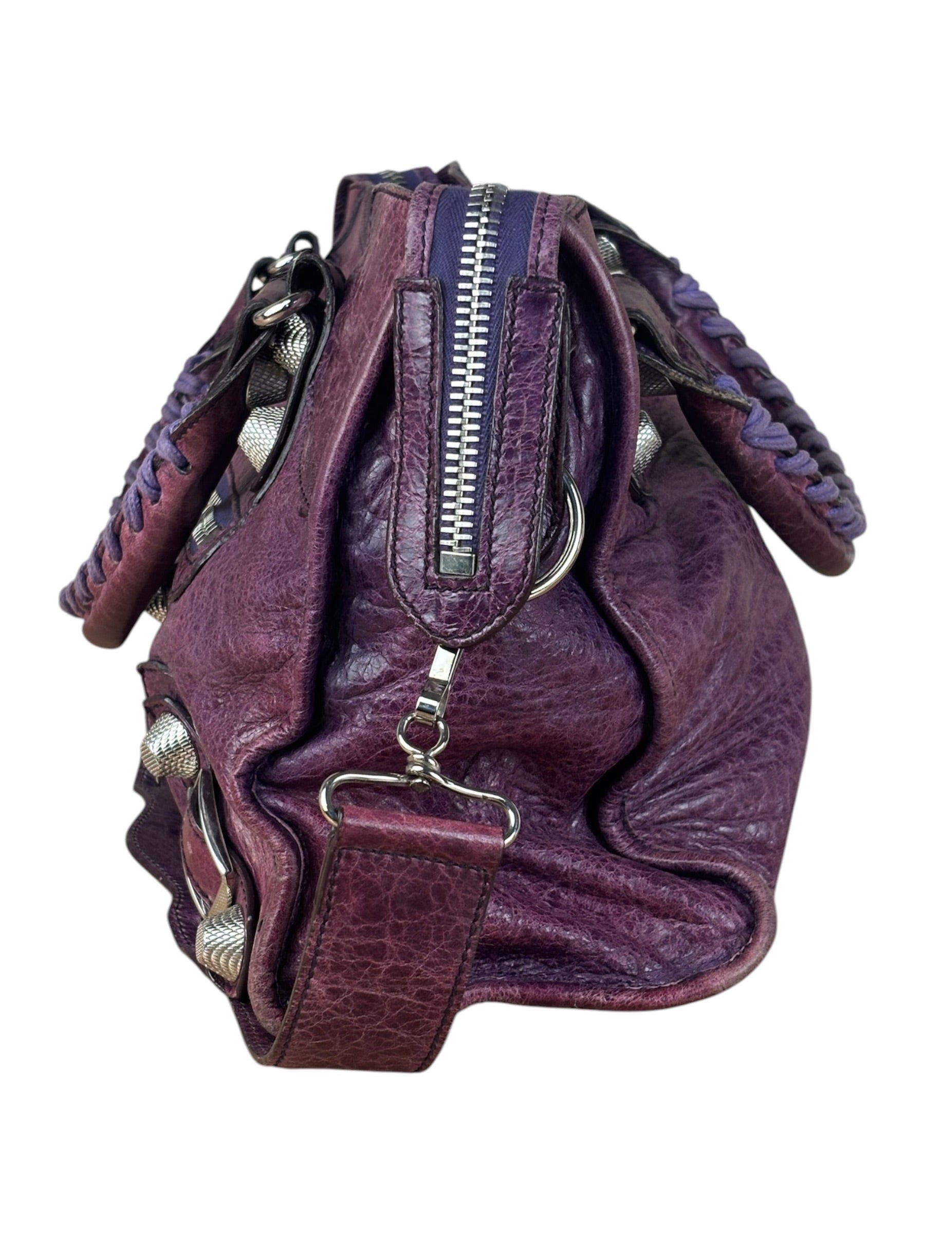 Balenciaga Purple City Bag