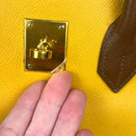 Hermes Birkin 35 Cushvel Havana x Jaune