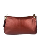 Coach Metallic Currant Leather Charley Crossbody