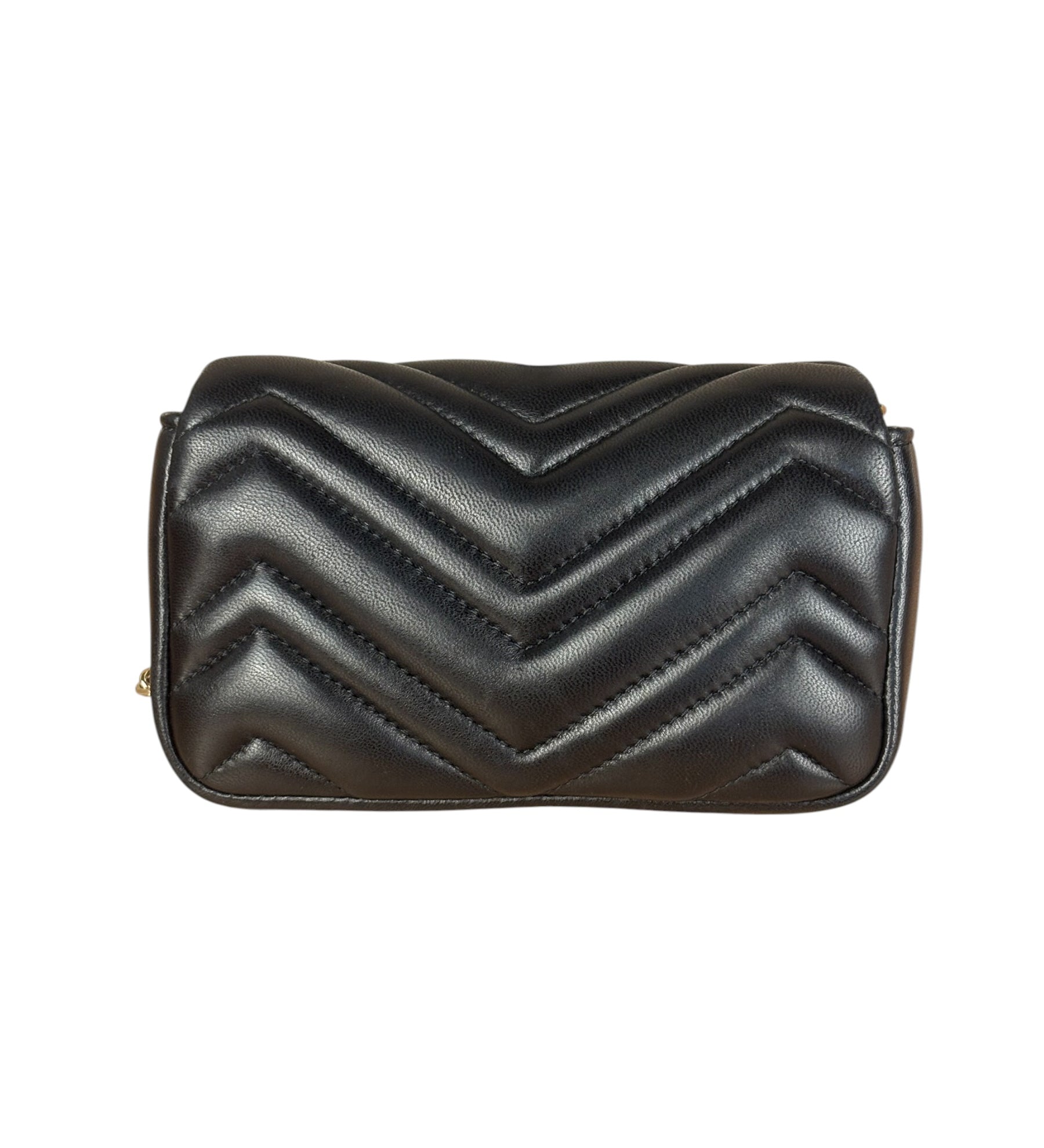 Gucci GG Black Marmont Leather Mini Chain Shoulder Bag