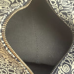 Dior Black/White Shawn Stussy Curvy Script Roller Bag