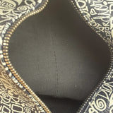Dior Black/White Shawn Stussy Curvy Script Roller Bag