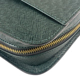 Louis Vuitton Green Taiga Leather Baikal Clutch