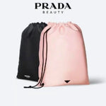 Prada Beauty Pink/Black Reversible Drawstring Backpack