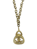 Chanel Rope Medallion CC Pendant Necklace