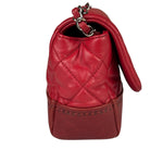 Chanel Red Quilted Leather Boy Flap Bag 2014