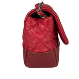 Chanel Red Quilted Leather Boy Flap Bag 2014