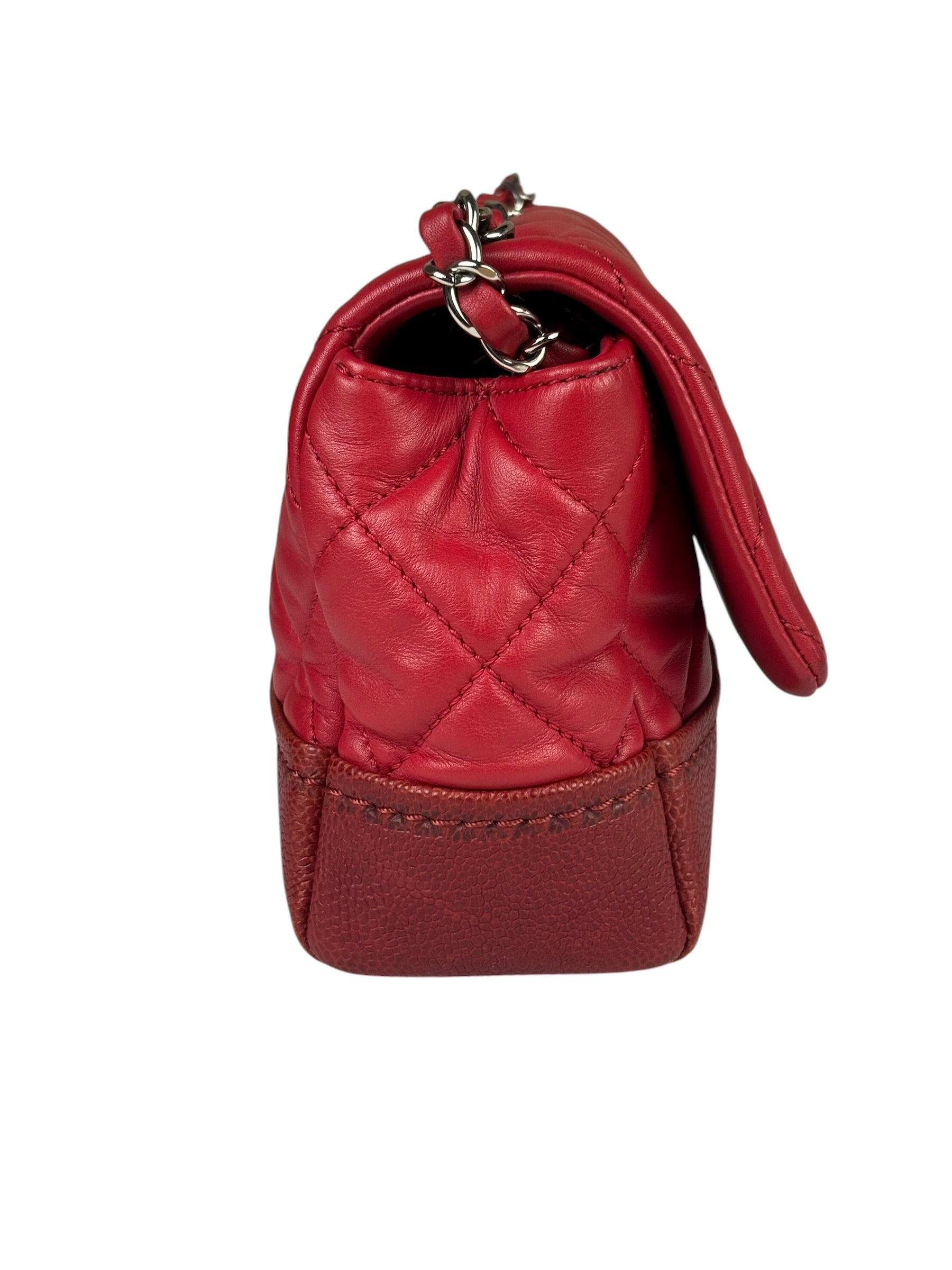 Chanel Red Quilted Leather Boy Flap Bag 2014
