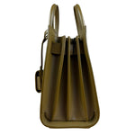 Saint Laurent Green Leather Nano Sac De Jour 2Way Tote