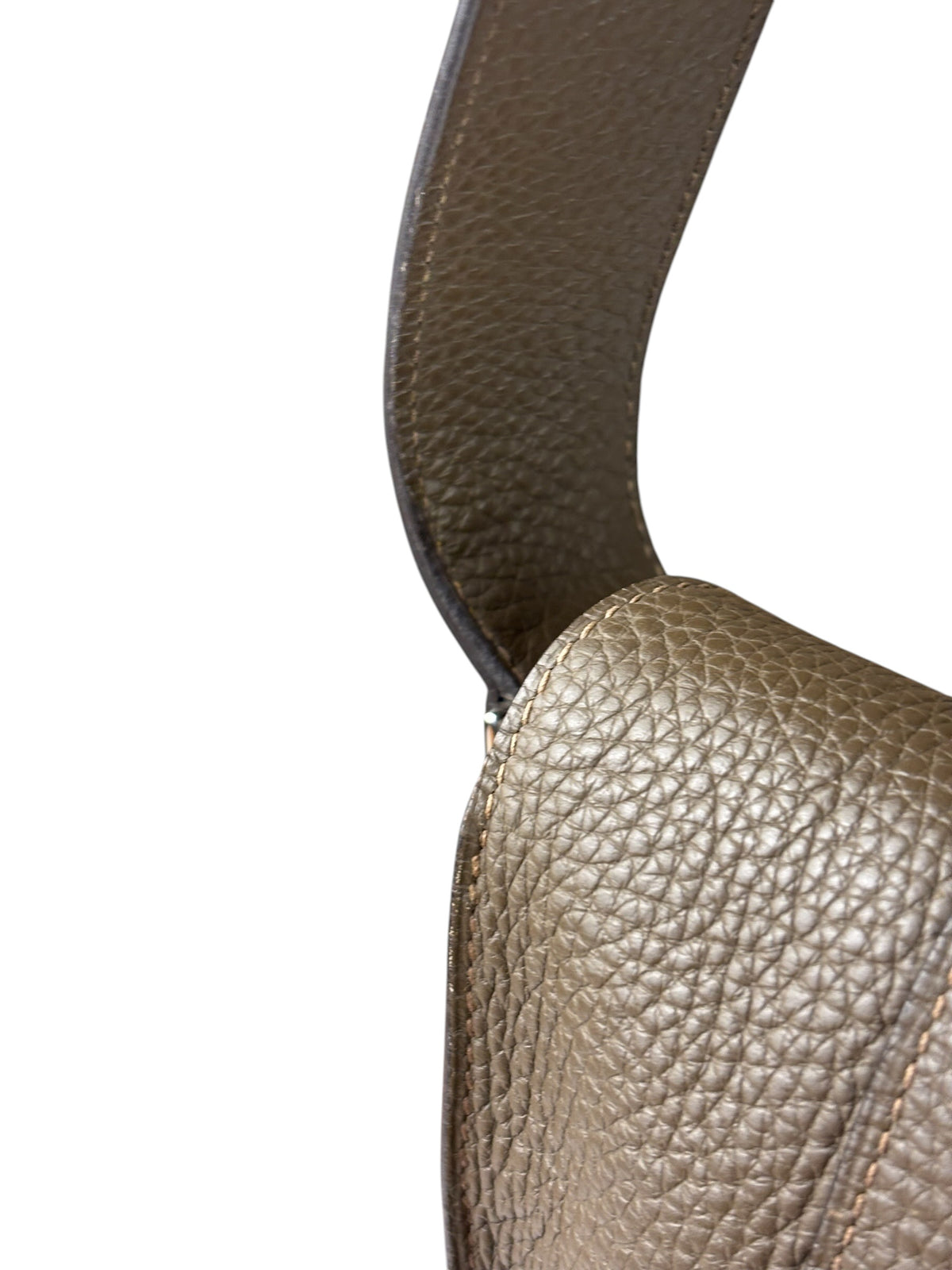Hermes Brown Leather Sac Alfred Taorillon Clemence 35