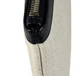 Yves Saint Laurent Off-White Rive Gauche Zipped Pouch
