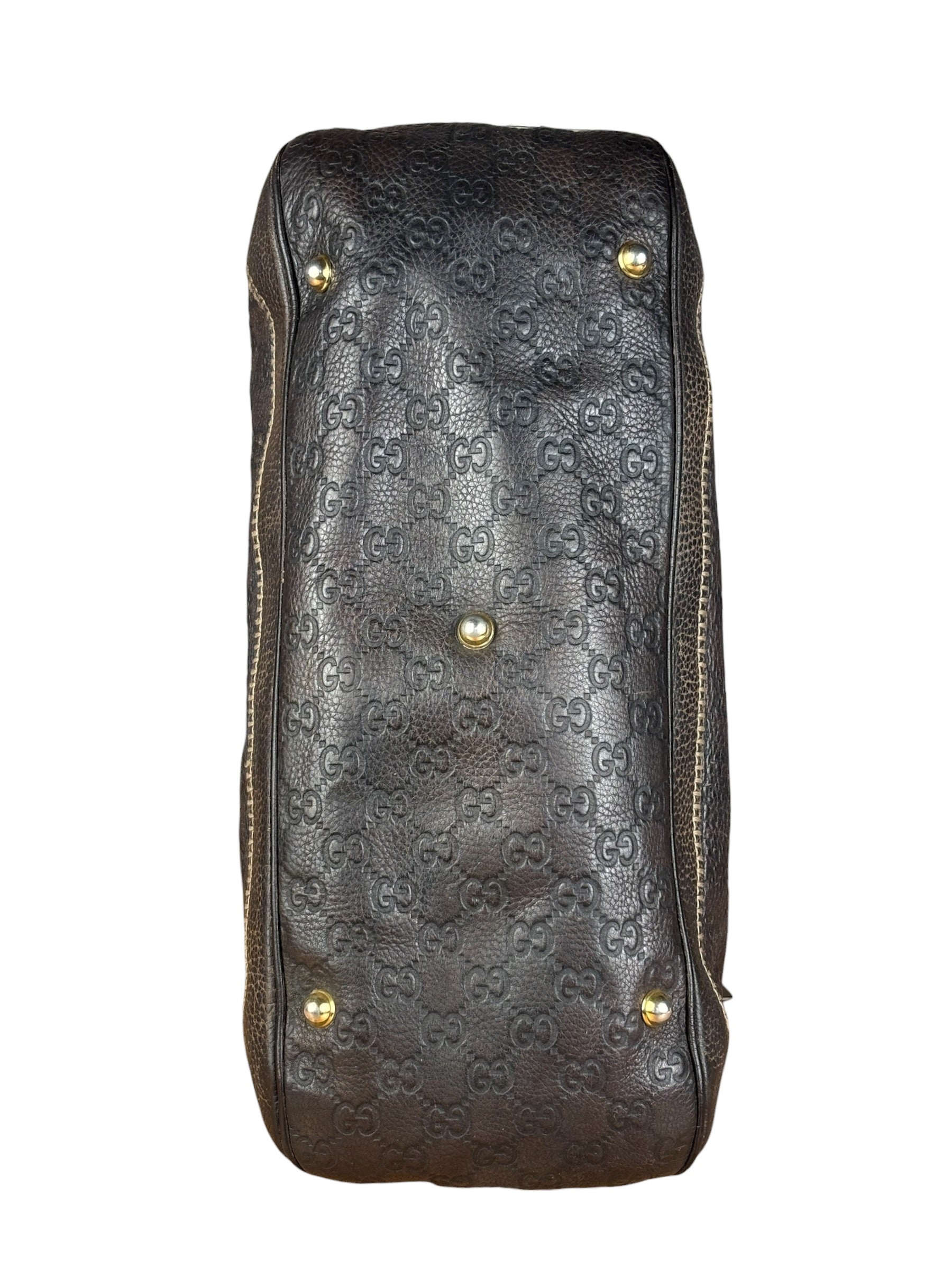 Gucci New Pelham Brown Leather Handbag