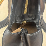 Chloe Beige/Black Leather Alice Satchel/Tote Bag