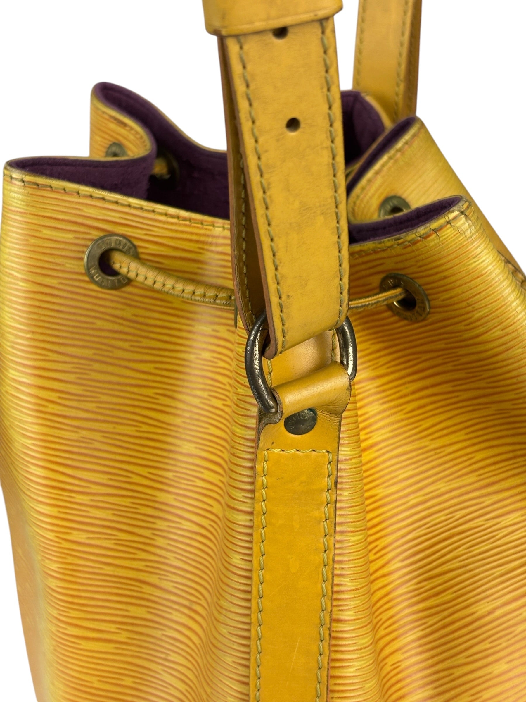 Louis Vuitton Yellow Epi Leather Neo Bucket Bag