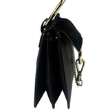 Chloe Black Suede/Leather Faye Bracelet Crossbody Bag