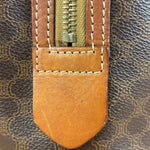 Celine Vintage Macadam Print Bowler Top Handle Bag