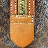 Celine Vintage Macadam Print Bowler Top Handle Bag