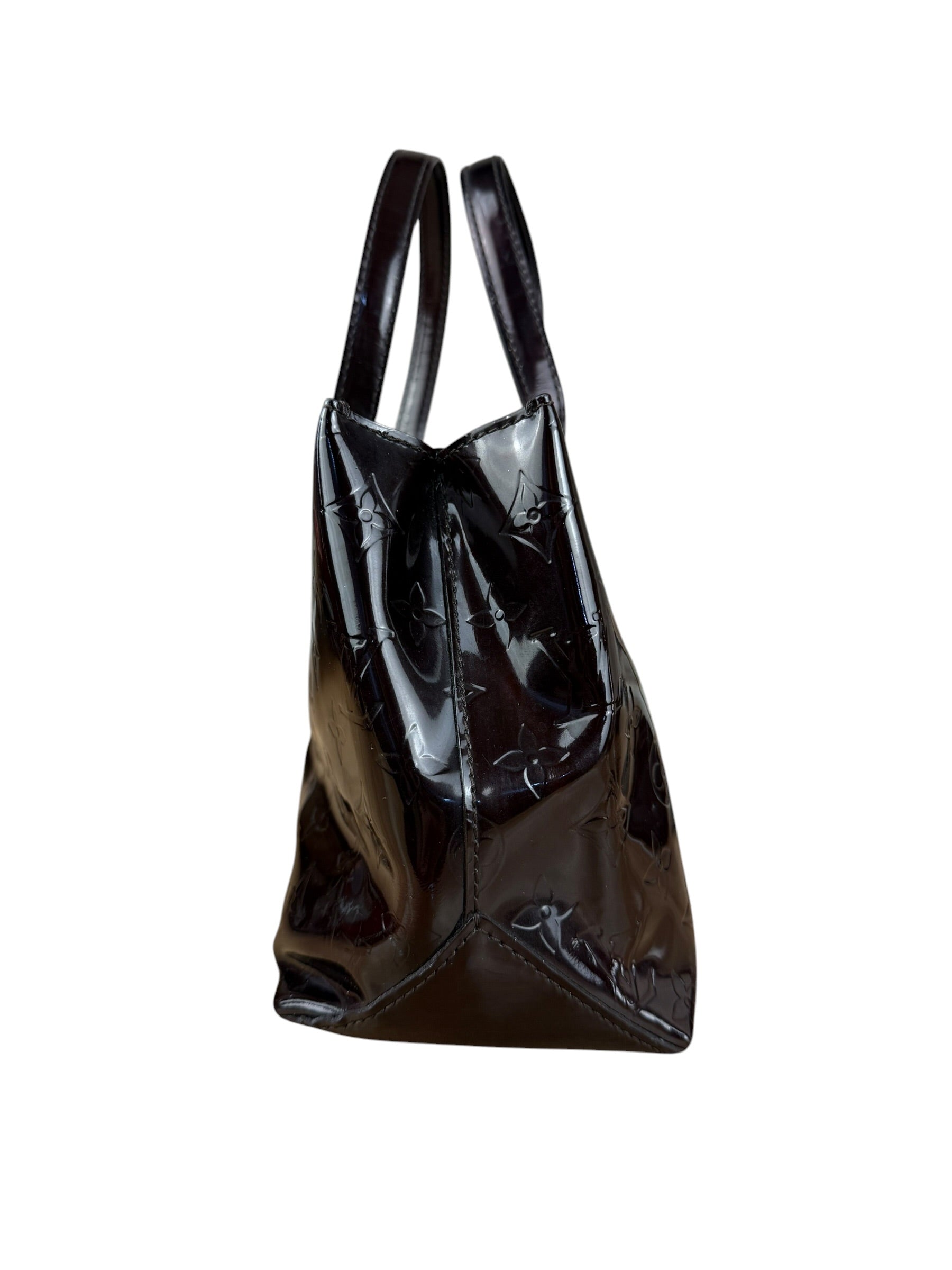 Louis Vuitton Amarante Monogram Vernis Wilshire Hand Bag PM