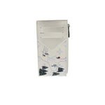 Louis Vuitton White Leather Ski Double Card Holder