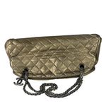 Chanel Metallic Gold Quilted Caviar Just Mademoiselle Bowling Bag 2010