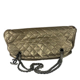 Chanel Metallic Gold Quilted Caviar Just Mademoiselle Bowling Bag 2010