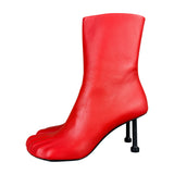 Balenciaga Red Anatomic Bootie