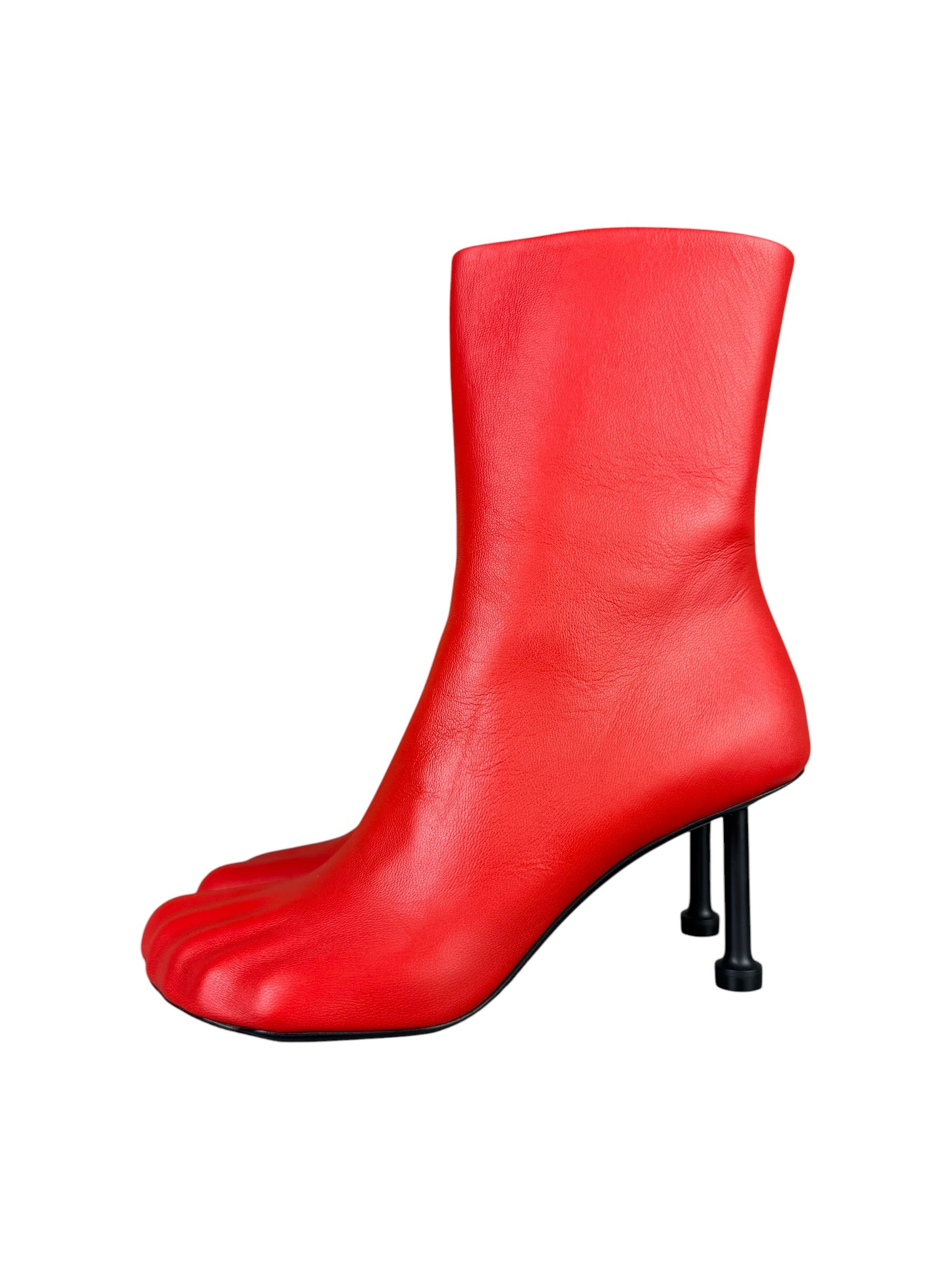 Balenciaga Red Anatomic Bootie