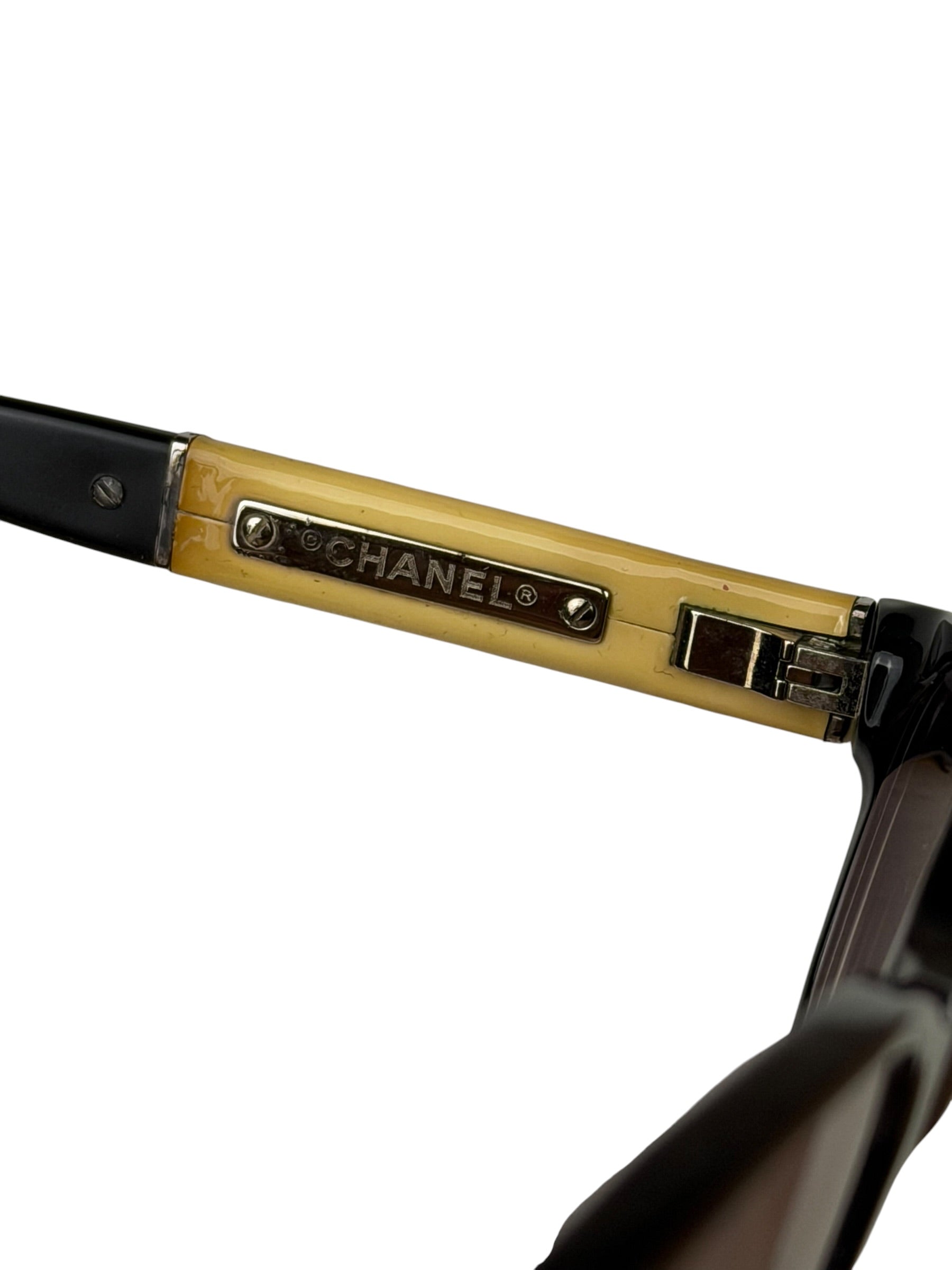 Chanel Dual-Tone Cat-Eye Sunglasses RX