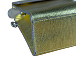 Christian Dior Diorever Gold Leather Clutch Bag