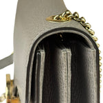 Gucci Grey Calfskin Interlocking Small G Shoulder Bag