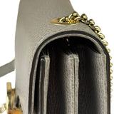 Gucci Grey Calfskin Interlocking Small G Shoulder Bag