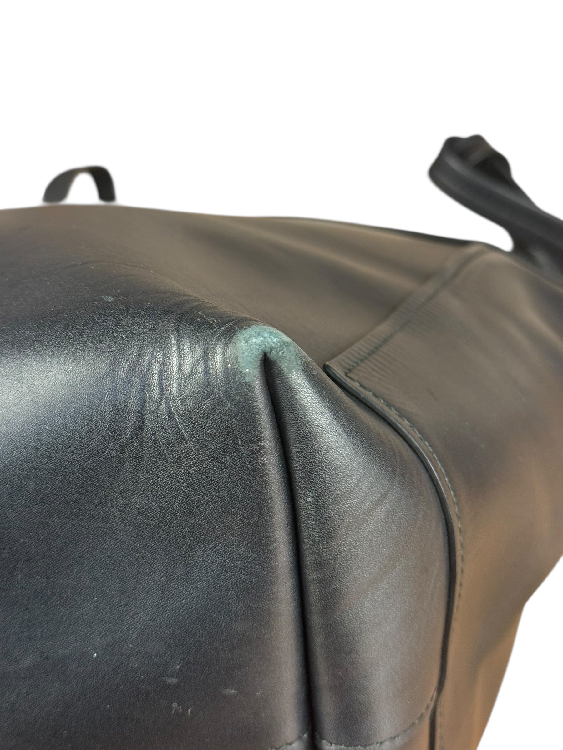 Balenciaga Black Leather Kendall Bucket Bag